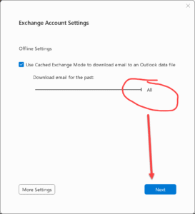 sorry we're having trouble opening this item outlook date set to 6 months change to all