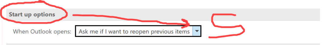 Step 5 How To Turn Off Outlook Closed While You Had Items Open