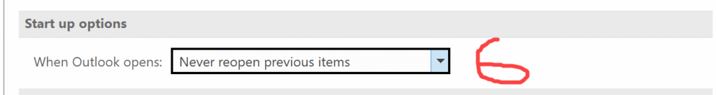 Step 6 How To Turn Off Outlook Closed While You Had Items Open