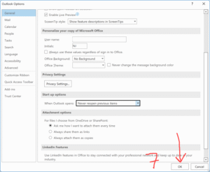 Step 7 How To Turn Off Outlook Closed While You Had Items Open